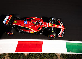 Charles Leclerc in Monza 2024