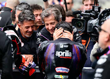 Massimo Rivola mit Jorge Martin