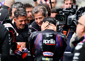 Massimo Rivola mit Jorge Martin