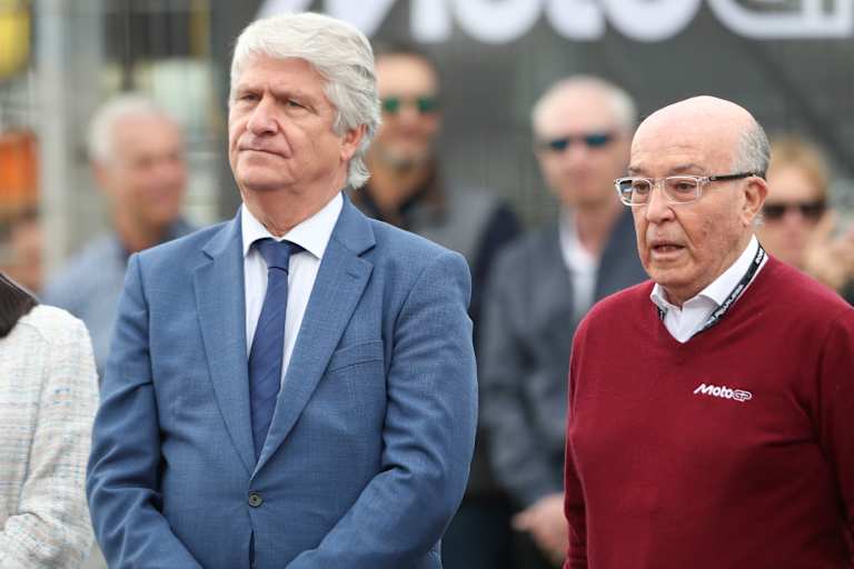 Jorge Viegas (links) mit Carmelo Ezpeleta