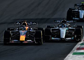 Max Verstappen lieferte sich Duelle mit Mercedes, wurde am Ende Dritter