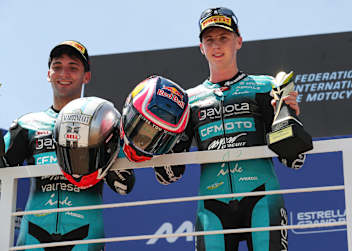 Sieger Maximo Quiles mit Teamkollege Marco Morelli