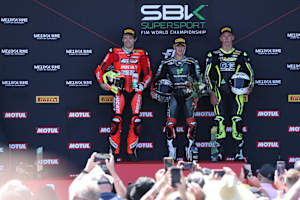 Die Top-3 (v.l.): Philipp Öttl, Jaume Masia und Oli Bayliss