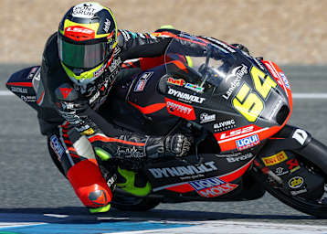 David Munoz hat noch Schmerzen auf dem Motorrad