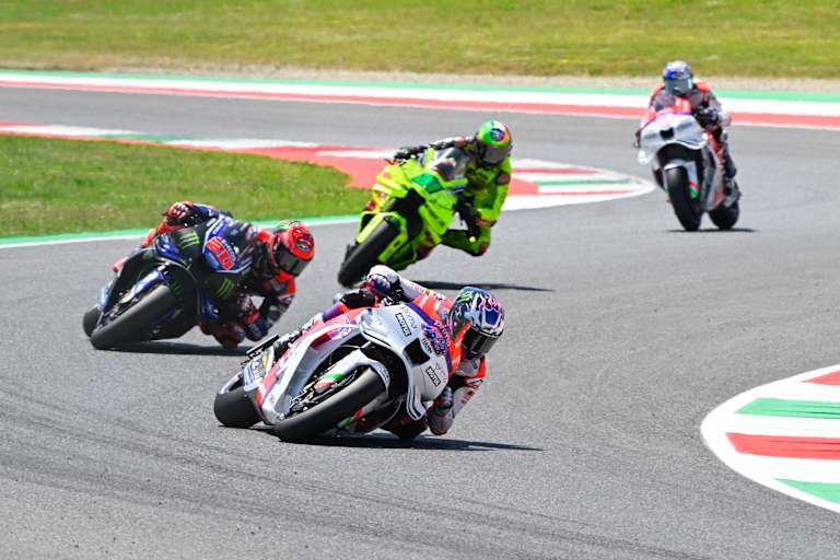 Miller vor Quartararo, Morbidelli und Teamkollege Toprak