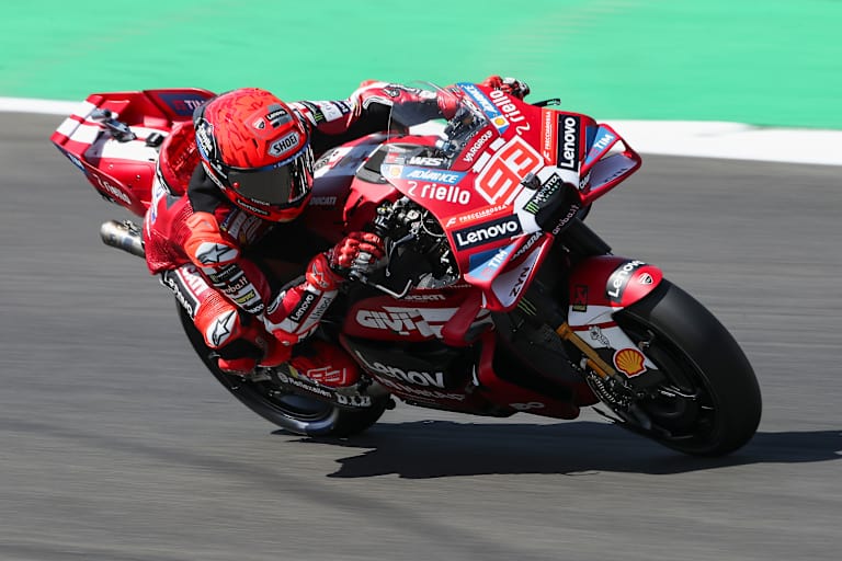 Weltmeister Marc Marquez gab im FP1 das Tempo vor