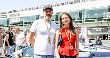 Heinz-Harald Frentzen besuchte mit Tochter Lea die DTM am Nürburgring