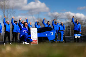 Jubel bei Ford nach der Rekordrunde