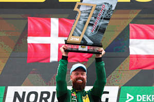 Ausgelassene Freude beim Norisring-Dominator Nicki Thiim