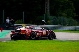 Kiano Blum im spektakulären Ford Mustang auf dem Salzburgring