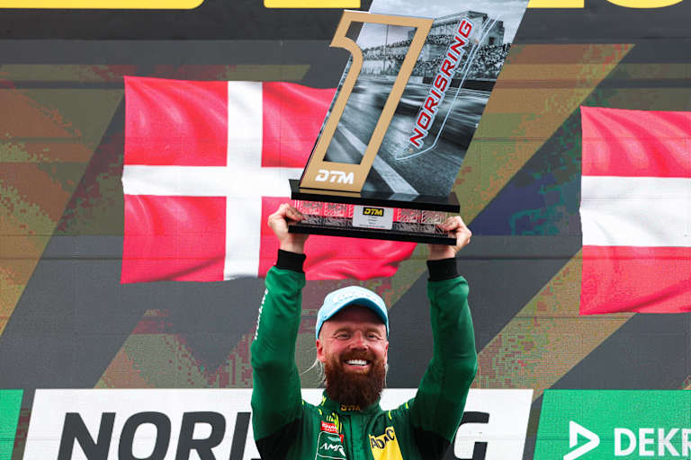 Ausgelassene Freude beim Norisring-Dominator Nicki Thiim
