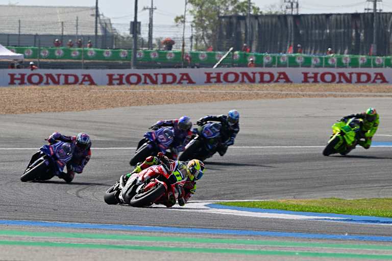 Diogo Moreira vor den Yamaha-Piloten