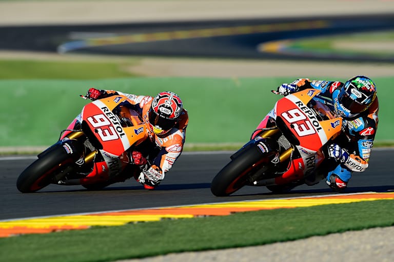 Valencia-Test 2014: Marc und Alex Marquez drehten gemeinsame Runden
