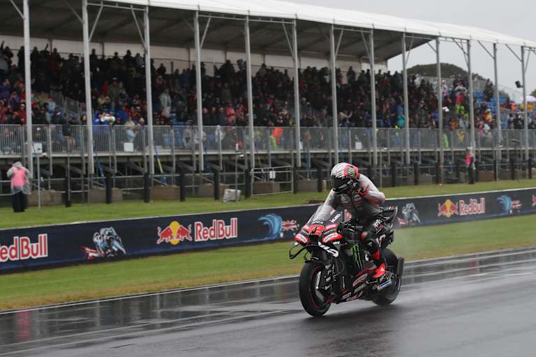 Marco Bezzecchi verabschiedete sich von den Fans auf Phillip Island