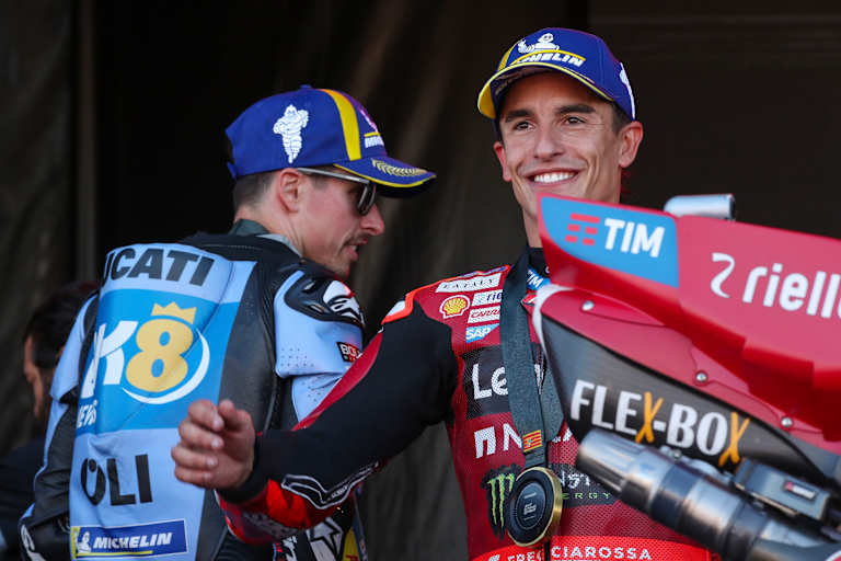Marc Marquez kam vor Bruder Alex ins Ziel