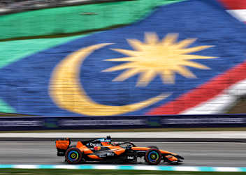 Oscar Piastri in Sepang
