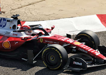 Charles Leclerc im Ferrari