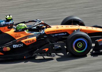 Lando Norris beim Test in Bahrain