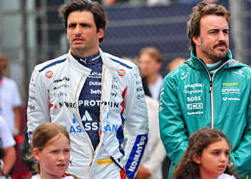 Carlos Sainz und Fernando Alonso