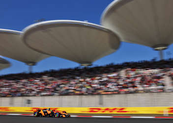 F1-Champion Lando Norris blieb im Qualifying zum China-GP nicht fehlerfrei