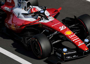 Charles Leclerc im Ferrari