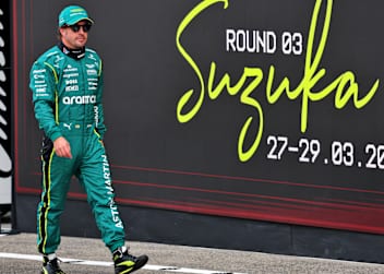 Fernando Alonso in Suzuka: zum Davonlaufen