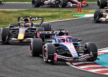 Max Verstappen verbrachte den grössten Teil des Rennens am Heck von Gasly