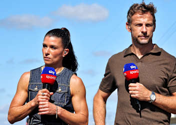 Danica Patrick und Jenson Button