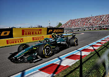 Fernando Alonso war vor seinem Crash im Sprint-Qualifying flott unterwegs