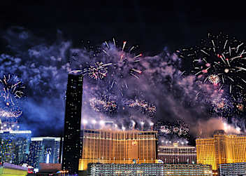 Feuerwerk nach dem Las-Vegas-GP 2025