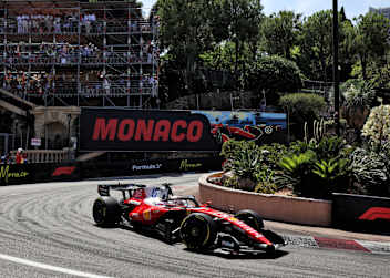 Da fuhr er noch: Charles Leclerc in Monaco