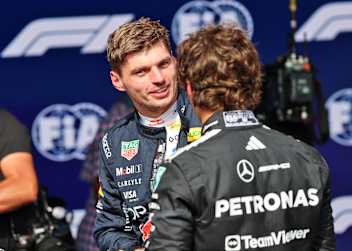 Max Verstappen mit Kimi Antonelli