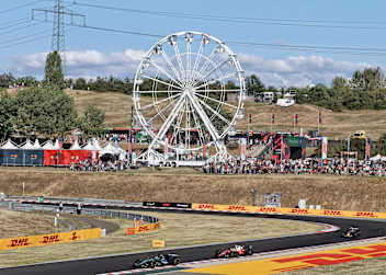 George Russell auf dem Hungaroring