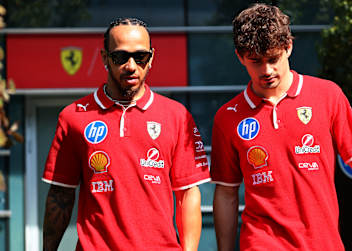 Lewis Hamilton und Charles Leclerc