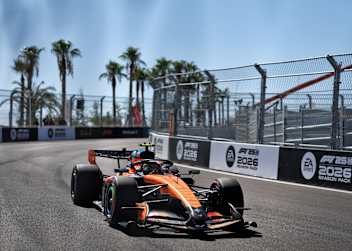 Lando Norris drehte auf dem Madring die Pole-Runde