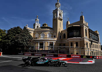 Kimi Antonelli auf dem Baku City Circuit