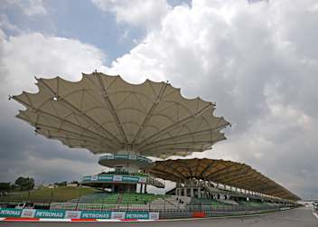 Tribünendach am Sepang International Circuit von Malaysia