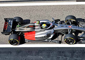 Gabriel Bortoleto im Formel-1-Audi