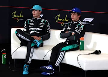 George Russell und Kimi Antonelli