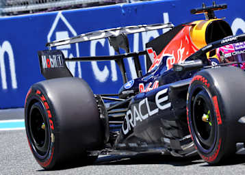 Red Bull Racing setzte in Miami auch einen Macarena-Heckflügel ein