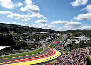 Die ikonische Strecke in Spa