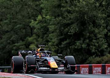 Max Verstappen unterwegs auf dem Hungaroring