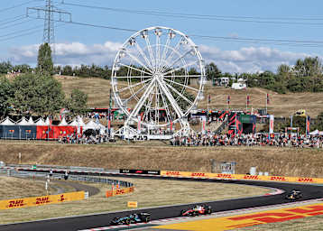 George Russell auf dem Hungaroring