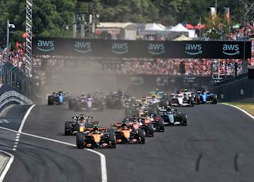 Das Formel-1-Feld auf dem Hungaroring