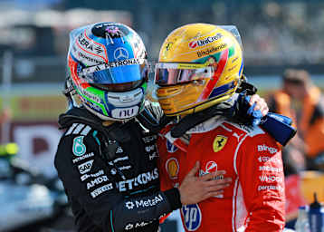 Kimi Antonelli und Lewis Hamilton