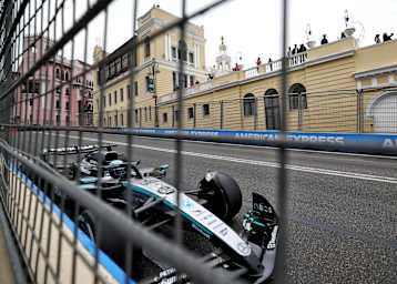 In Baku sind die Wände immer gefährlich nah: George Russell 2025