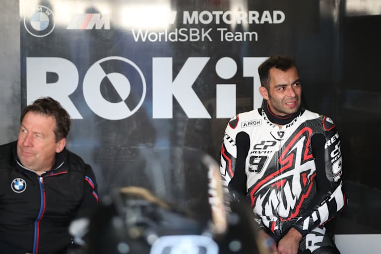 Danilo Petrucci (re.) mit Crew-Chief Markus Eschenbacher