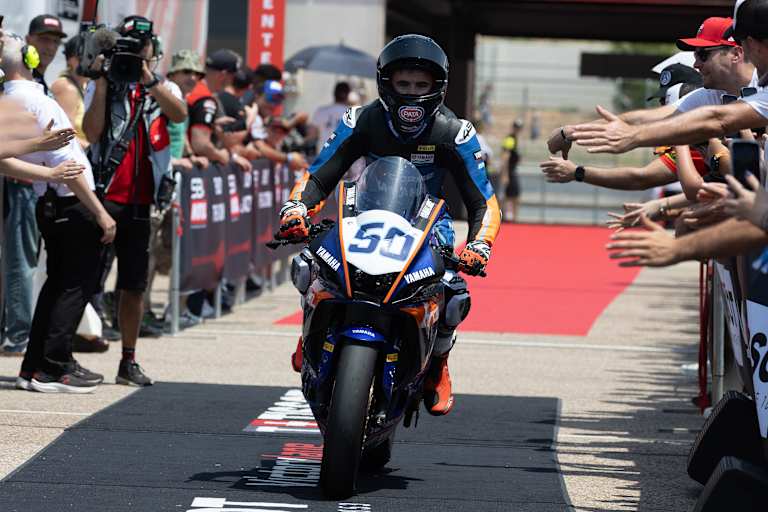 Mit Platz 2 in Aragon erlöste Carter Thompson Yamaha