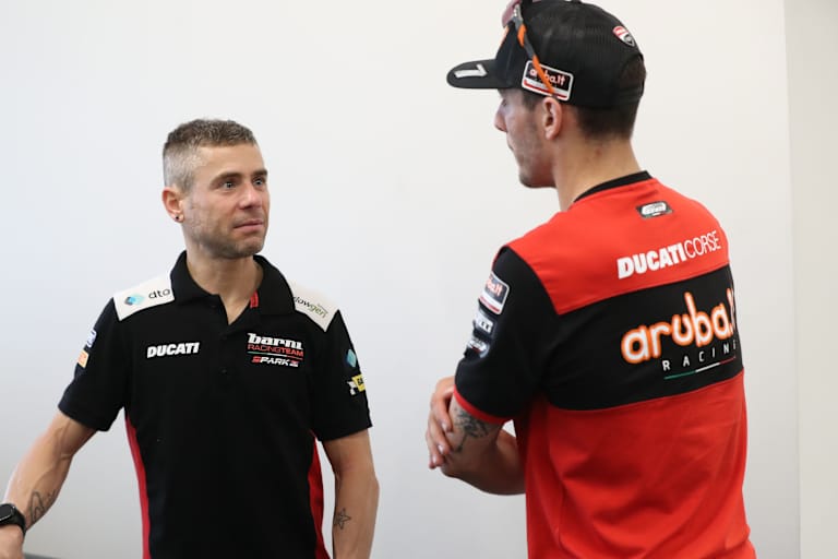 Alvaro Bautista und Iker Lecuona