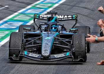 George Russell sorgte mit dem Melbourne-Sieg für Freude im Mercedes-Team